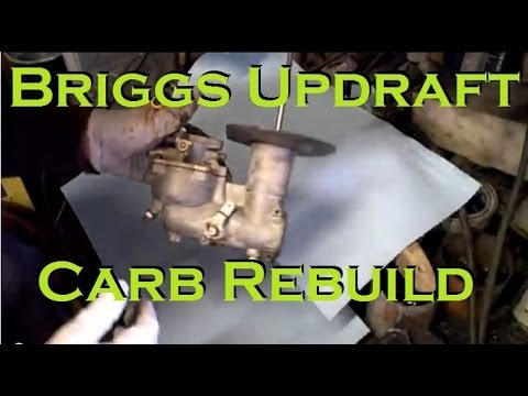 how to rebuild b&s carb