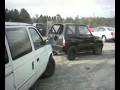 Suzuki Sidekick towing Chrysler Town and Country
