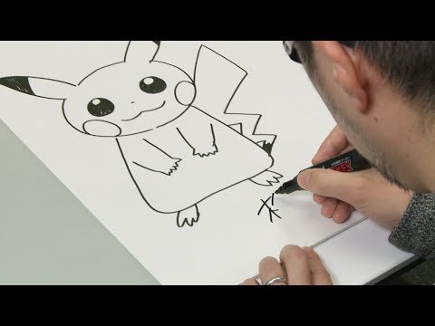 How to Draw Pikachu with Pokémon Character Art Director Ken Sugimori!