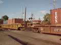 UP ES44AC 7739 leads SB Intermodal, All UP lashup