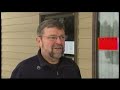 Business owner watches own roof collapse