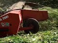 Segadora Acondicionadora trabajando Sorgo