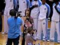 Lady D singing at the Jazz Game