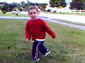 Playing on the lawn