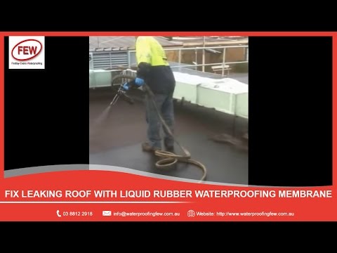 how to fix a leak in an asbestos roof