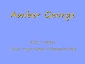2007 -2008 Texas Yoga Asana Championship Amber George