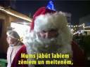 Apollo Portal Interviews Santa Claus at Riga Latvia Christmas Market