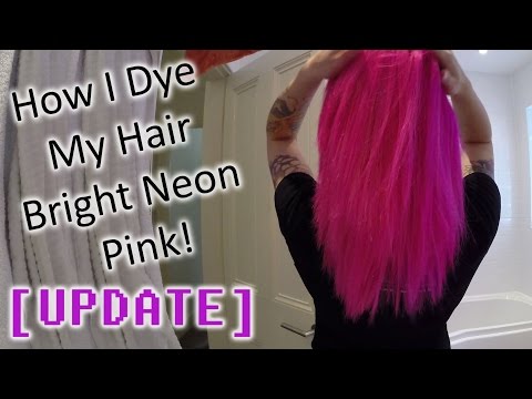 how to dye pink hair