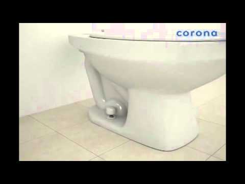Instalación Taza con fluxómetro Corona Colombia Instalación Taza con fluxómetro Corona Colombia