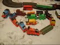 Nicolas presenta su coleccion de trenes ...