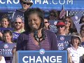 Michelle Obama warms up the crowd for her husband in Pueblo, CO.http://co.barackobama.com