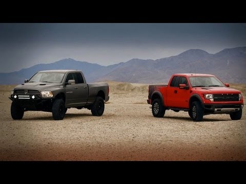 ram - Get behind the wheel of each truck with pro off-road driver Chad Ragland, who gives his impressions of the Ram and the Raptor while pounding the desert sand ...