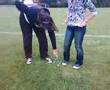 MAUDETTE UND ME IN THE PARK.