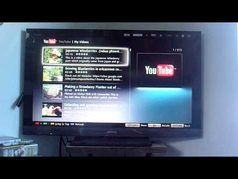 how to watch youtube on sony bravia tv