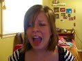 Singing \"Bubbly\"