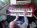 Nord C1 used as a controller for Boesendorfer software piano