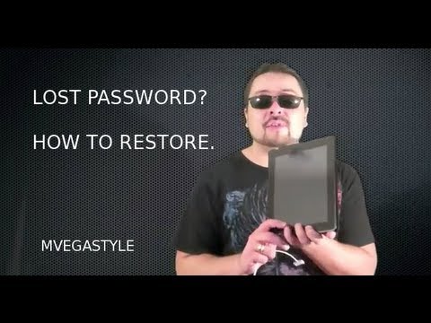 how to recover your ipad password