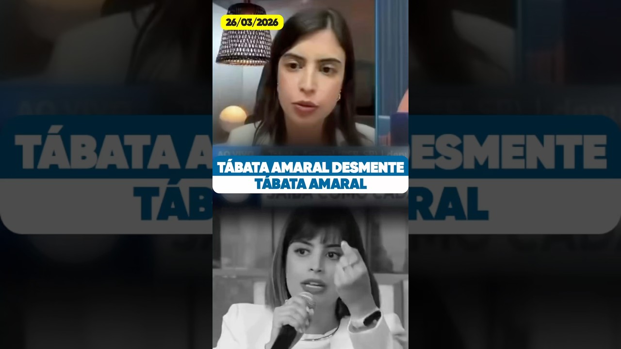 Tabata Amaral desmente ela mesma!