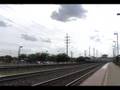 Car almost stuck - Highballing Amtrak CZ, Downers Grove, IL.