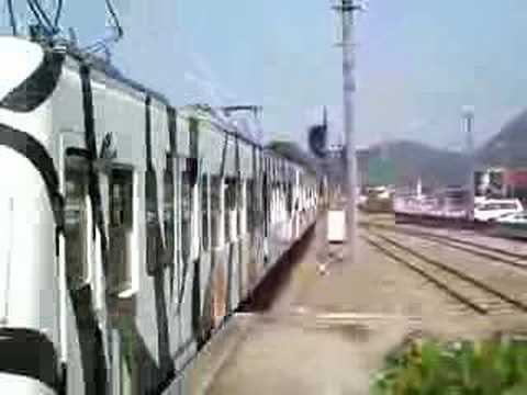 下仁田駅にて