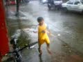 Sam in the rain