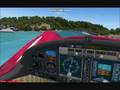 FS2004 Moller Skycar M400 Amphib Water Landing at St. Bart's