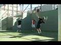 Miguel Lamperti entrenando remates