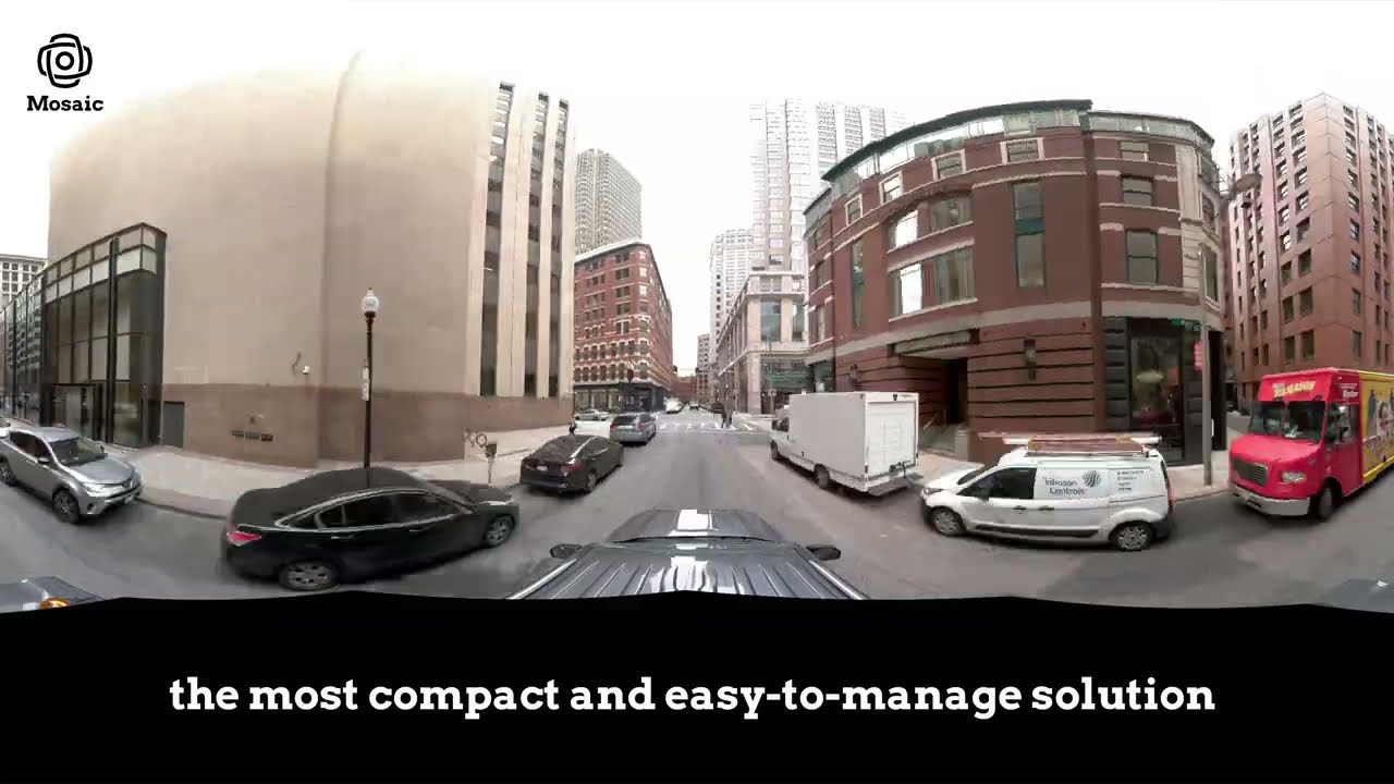 Driving through Boston with the Mosaic X - 360º Mapping Camera [Watch in 4K]