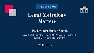Webinar on Legal Metrology Matters