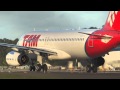 TAM Airbus A320 Taking Off From Salvador - PT-MZW