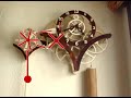 Reloj artesanal de péndulo con canicas - Marble based mechanical homemade clock