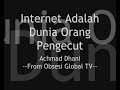 Achmad Dhani Menghina Internet (Internet Dunia Pengecut)