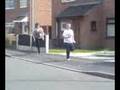 jack bennet being chased by janay