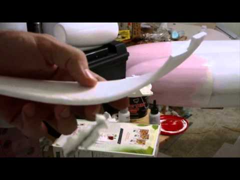 how to patch styrofoam