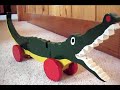Mr. Wooden Alligator