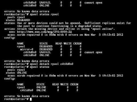 how to repair zfs filesystem