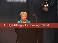Konflikt om ligeløn mellem mænd og kvinder