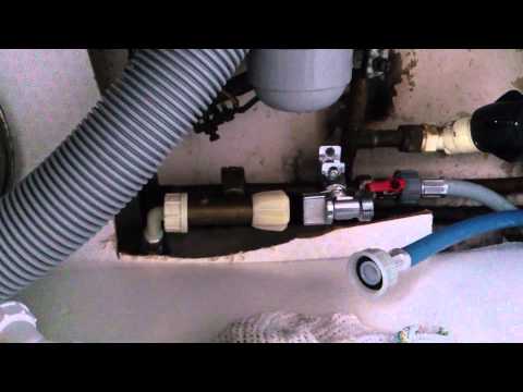 self cutting - This is a video to show how I fitted a self cutting washing machine tap on a 15mm pipe after two 'Y' pieces failed. I have used a self cutting washing machin...