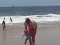 Dalia at the beach