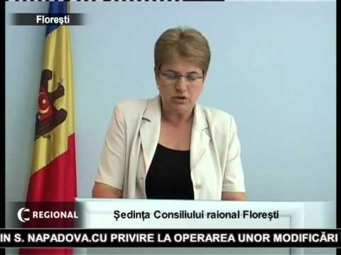 Ședința Coniliului raional Florești