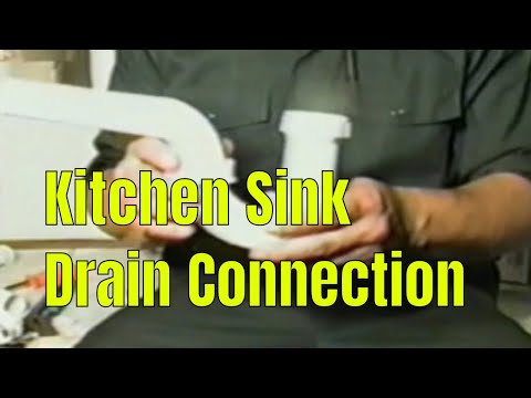 how to connect p trap to drain