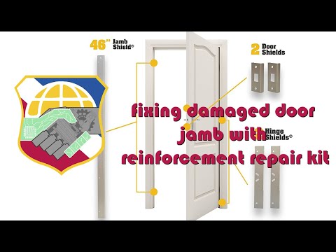 how to fix a door jamb