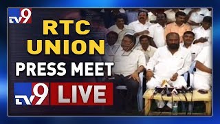 RTC Union Press Meet LIVE || TSRTC strike
