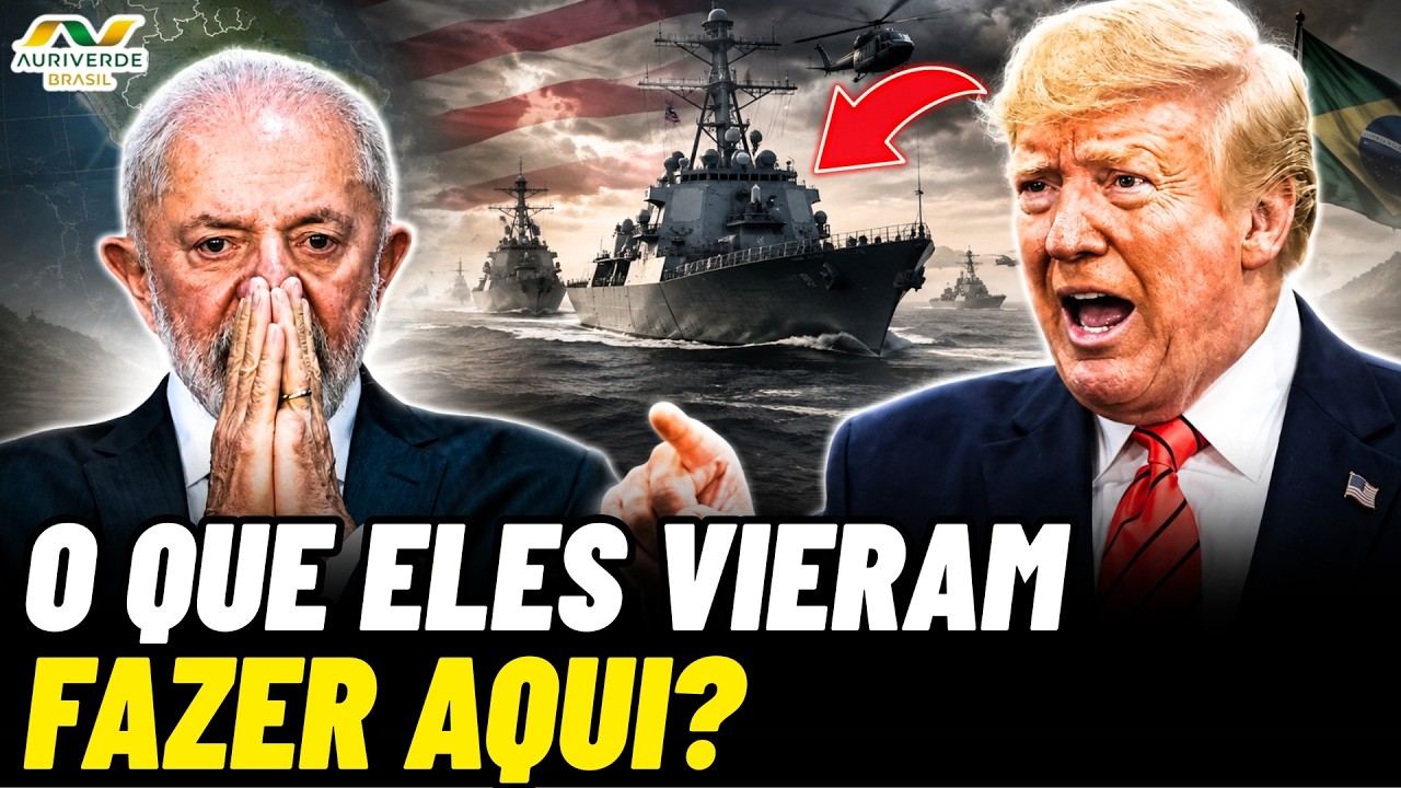 Navios dos EUA aparecem perto do Brasil e acendem alerta máximo na Marinha!