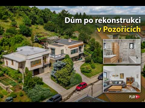 Video Prodej dvoupodlažního RD po rekonstrukci, Pozořice, pozemek 809m²