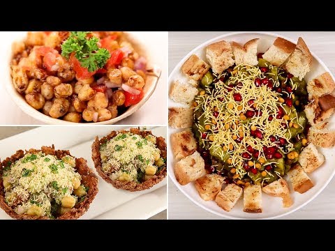 BEST CHAAT RECIPES | Must Try Chatpata Chaat Recipes | Bread Potato Chaat | Katori Chaat |Corn Chaat