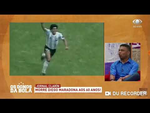 NETO ANUNCIA MORTE DE DIEGO MARADONA!