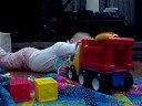 Playing with a truck