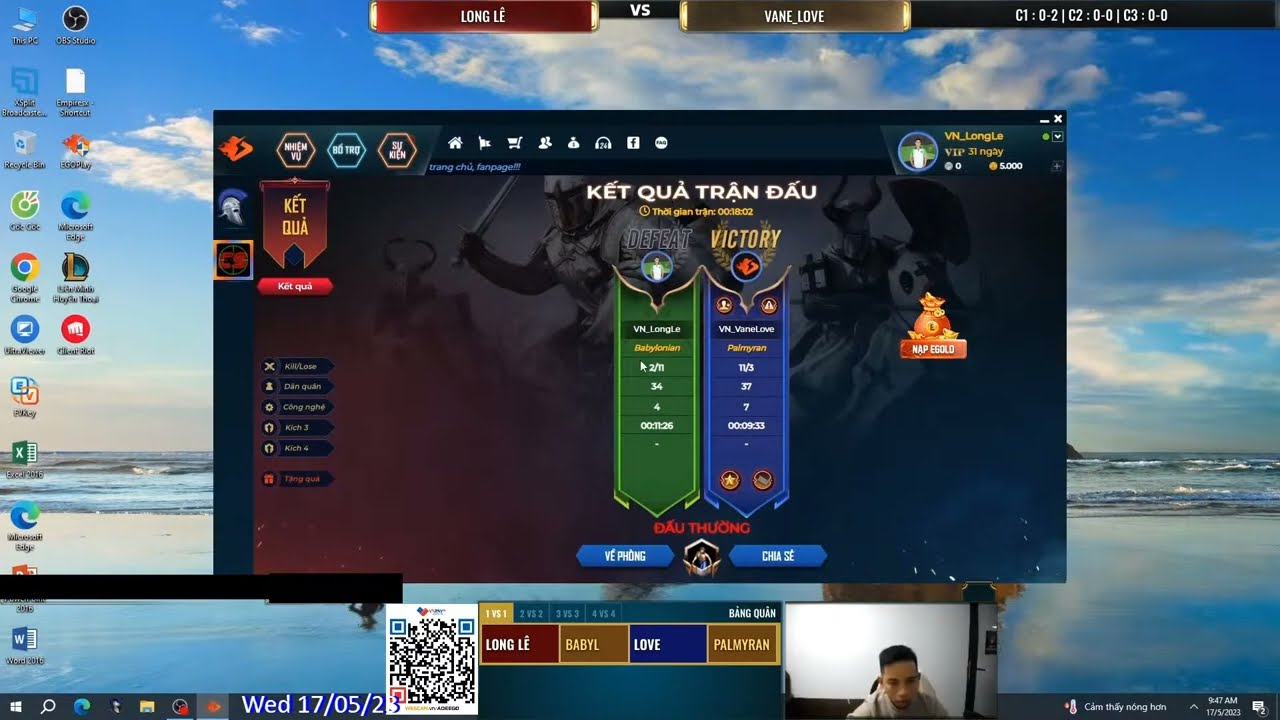 Chung Kết: U98, Kamachi vs Tieu Thuy Ngu, Do Thanh | AoE Viet Trung Tam Tau 2023