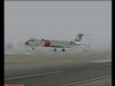 FS2004 Austrian Arrows F100 pousando em Innsbruck